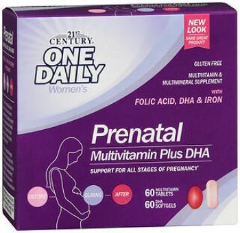 Prenatal+dha tab 21st 120