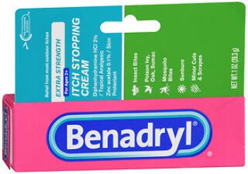 Benadryl crm ext/str 1oz