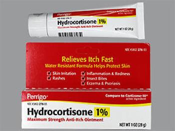 Hydrocort oint 1% otc per 1oz@