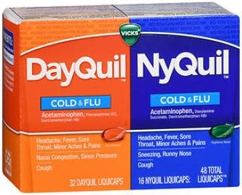 Nyquil/dayquil liqcap combo 48