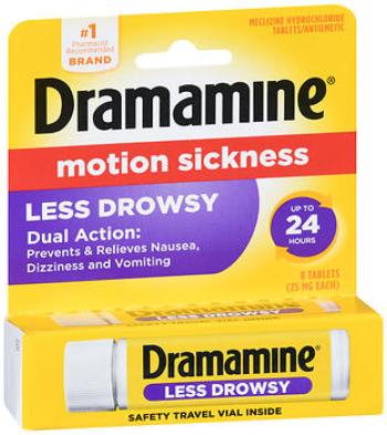 Dramamine less drowsy tab 8