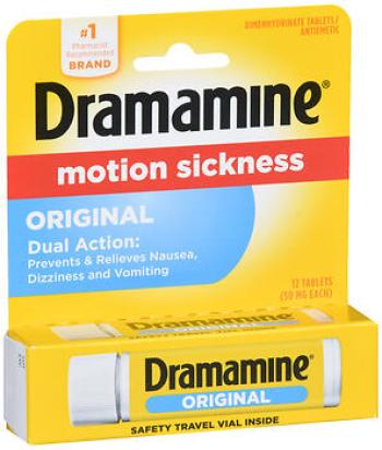 Dramamine orig formula 12