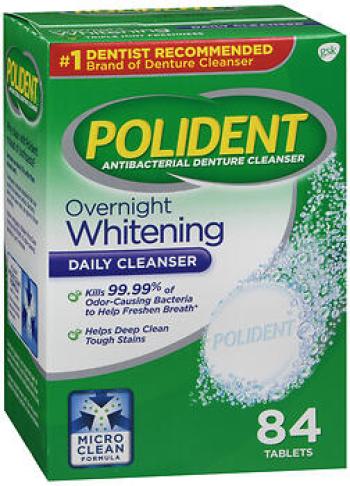 Polident overnight soak 84