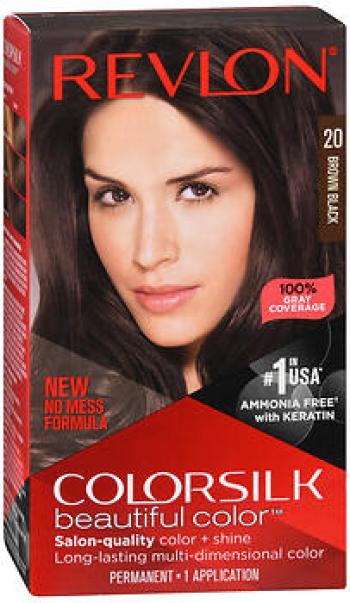 Colorsilk brown/black