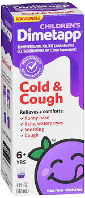 Dimetapp cold & cough grp 4 oz