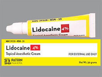 Lidoca 4% crm tube patr 30g@