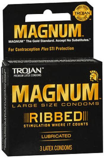Trojan magnum ribbed 64208 3