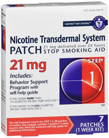Nicotine patch 21mg step-1 7@