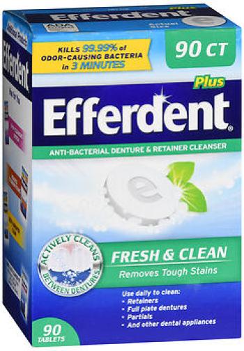 Efferdent+ mnt/frs cln tb90