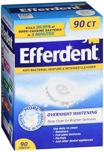 Efferdent pm cleaner tb 90