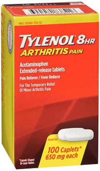 Tylenol arthritis 8hr cplt100