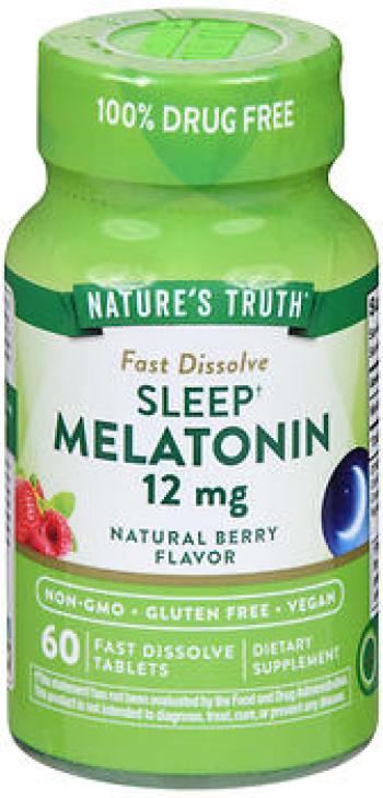 Nt melatonin 12 mg tab 60