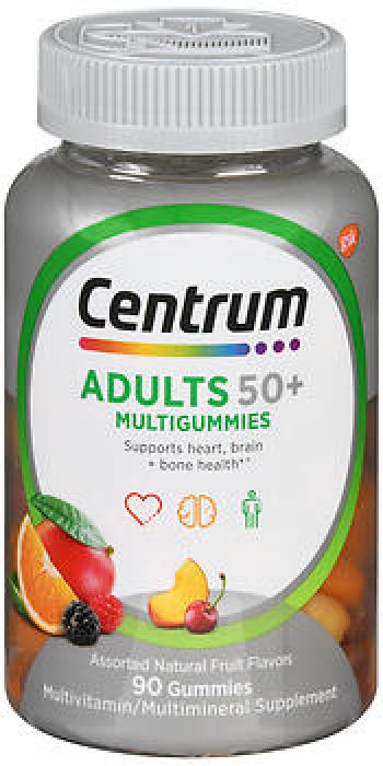 Centrum multi 50+ gummy 90ct